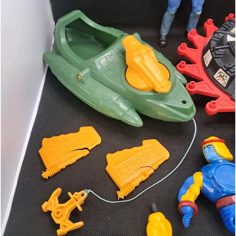 Vintage MOTU He Man Toy Lot Ram Man Roton Wind Raider Rambo Parts Repair Retro